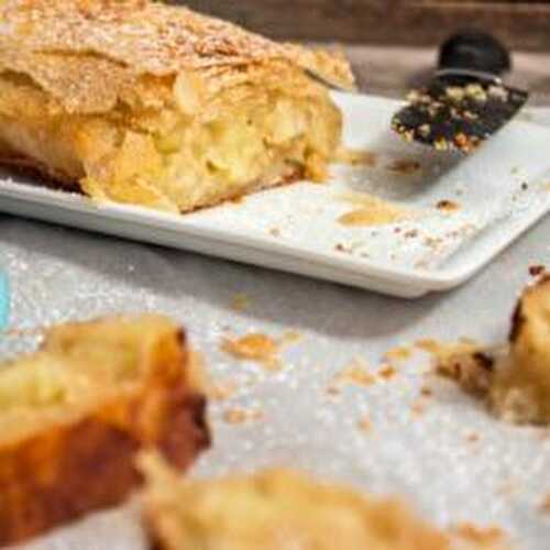 STRUDEL AUX POMMES AMANDES ET CANNELLE