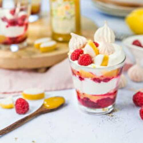 TRIFLE FRAMBOISE ET CITRON