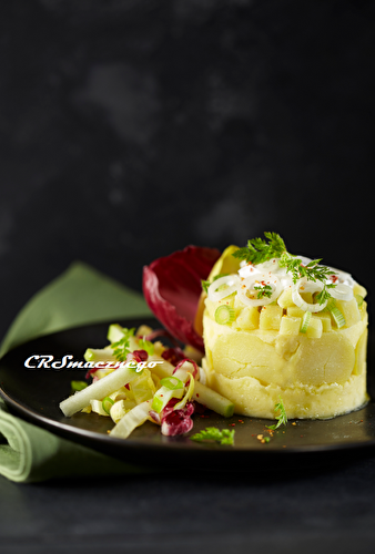 Charlotte de harengs et sa salade d'endives