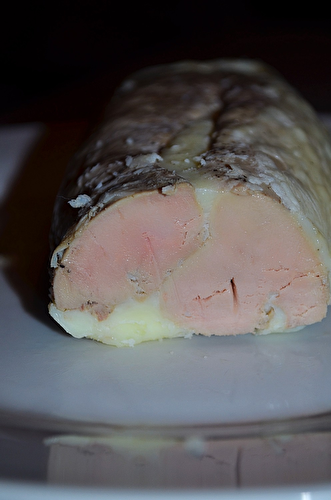 Ballottine de foie gras à la vapeur
