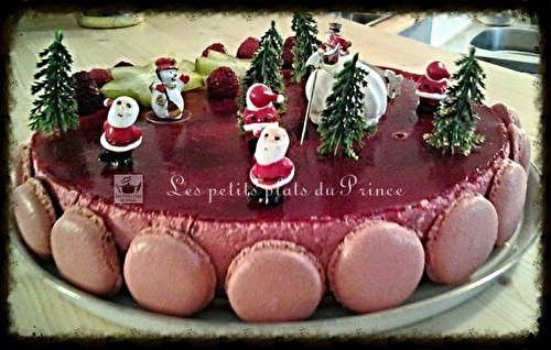 Bavarois de Noël aux fruits rouges