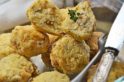 Boulettes gourmandes avec un restant de riz