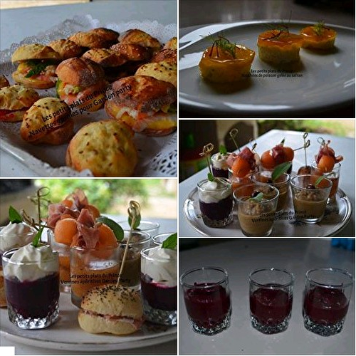 BUFFET POUR GARDEN PARTY