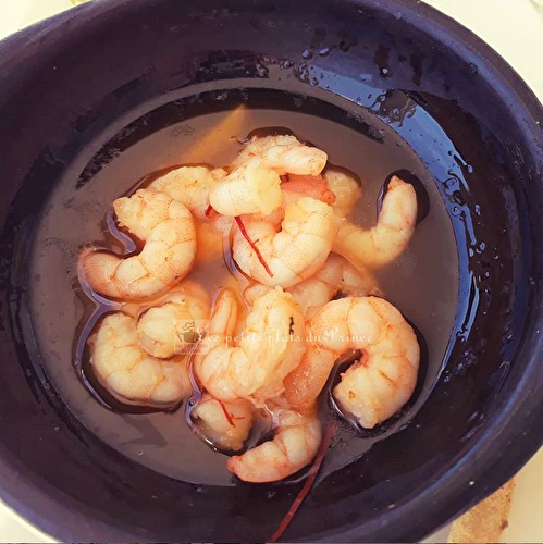 Camarones al pil pil, les crevettes à la chilienne