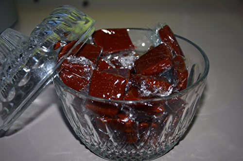 Caramels mous au chocolat et fleur de sel