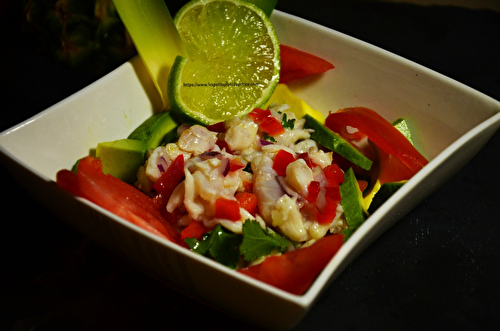 Ceviche de daurade comme au Costa Rica