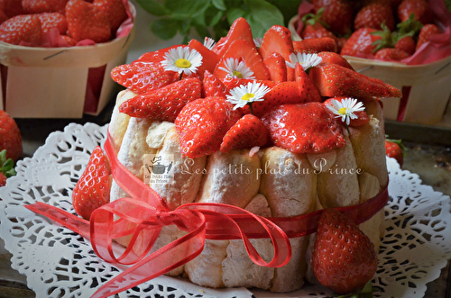 Charlotte aux fraises - la recette de notre enfance