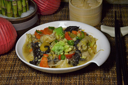 Chop Suey aux crevettes