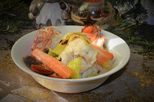 Cocotte de lotte et homard en sauce crémée