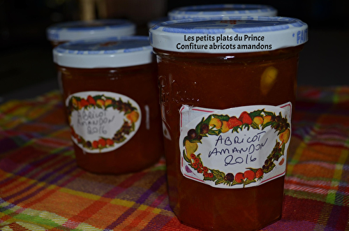 CONFITURE ABRICOT AMANDONS