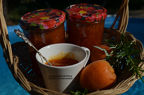 CONFITURE ABRICOTS ET ROMARIN