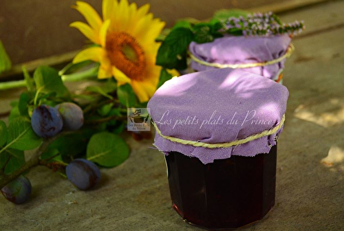 Confiture de prunes d'Ente et menthe