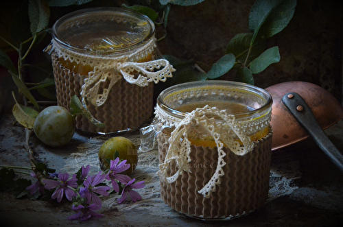 Confiture de prunes Reine Claude