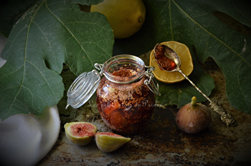 Confiture figue et citron