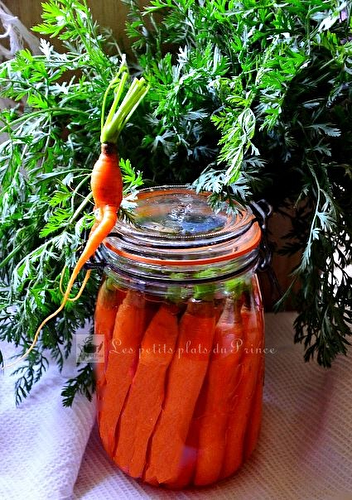 Conserves de carottes au naturel