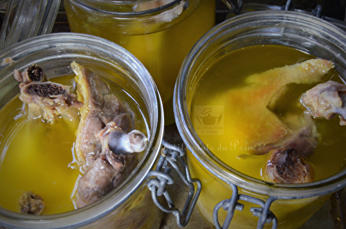 Conserves de confit de canard fait maison