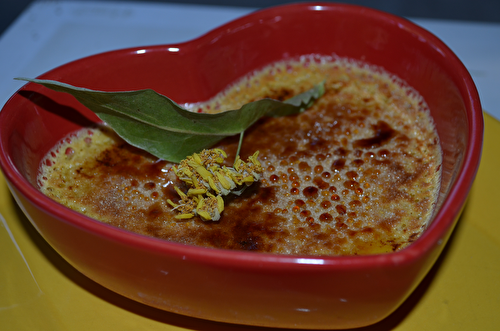 CREME BRULEE AU TILLEUL