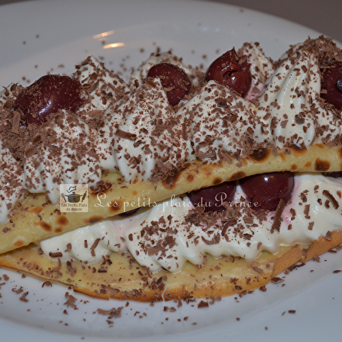 Crêpe Forêt noire pour la Chandeleur