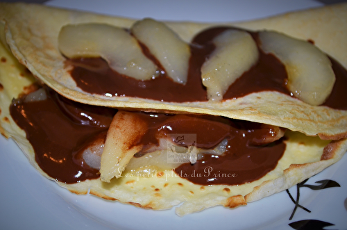 Crêpes façon poire Belle Hélène