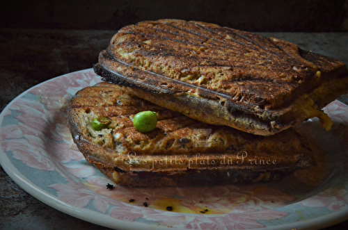 Croque-monsieur rustique printanier