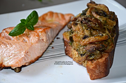 Croûte aux champignons