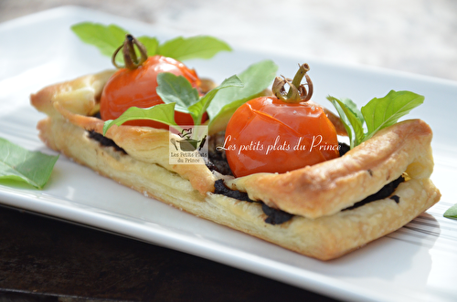 Feuilleté aux tomates cocktail du jardin