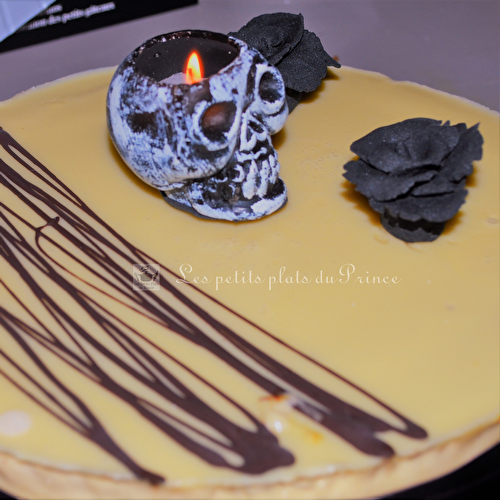 Gâteau choco caramel d'Halloween