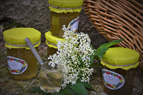 Gelée de fleurs de sureau noir