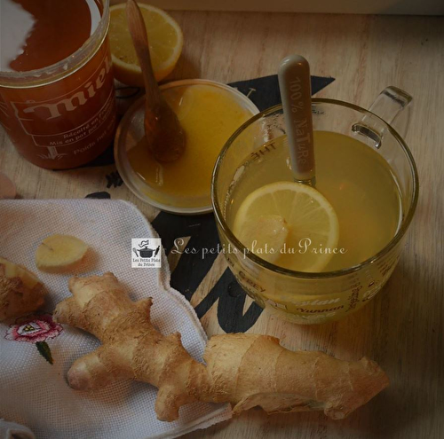 Ginger detox water : l'infusion healty au gingembre, miel et citron