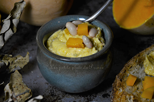 Houmous haricots blancs et courge butternut