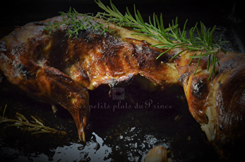 Lapin grillé aux senteurs de la garrigue provençale