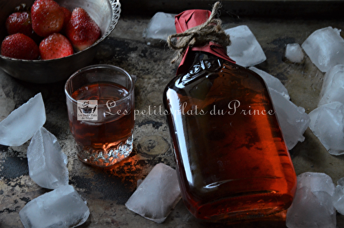 Liqueur vodka fraise aux fruits frais