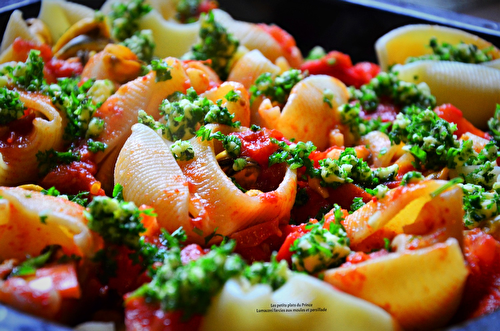 LUMACONI FARCIES AUX MOULES EN PERSILLADE