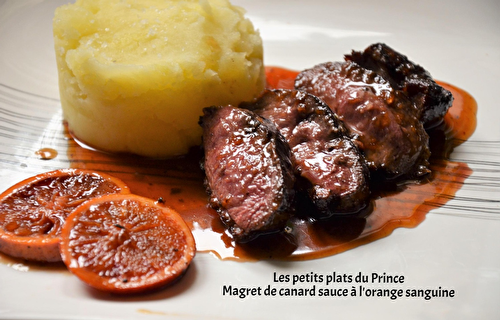 Magret de canard sauce à l'orange sanguine