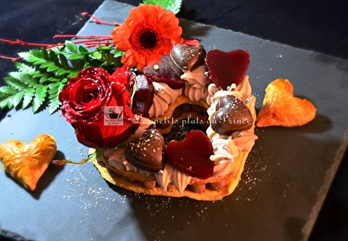 Menu de la St Valentin n° 3 - Chic et choc