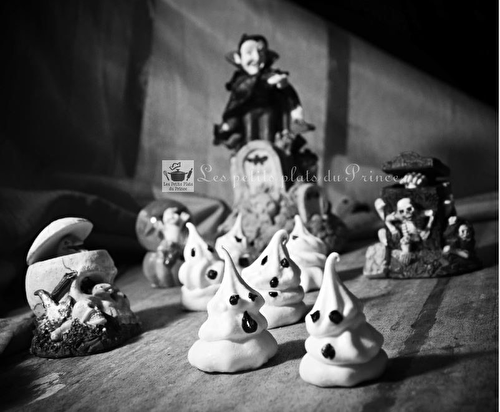 Meringues fantômes pour Halloween