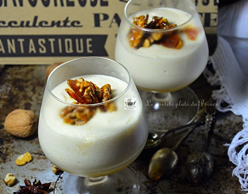 Mousse antigaspi vegan à la poire et à l'aquafaba