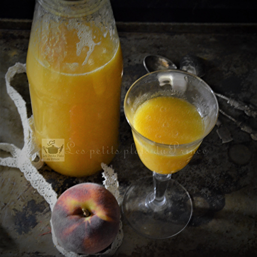 Nectar de pêche fait maison