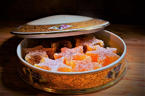 Pâtes de fruits étoiles de Noël à la mangue