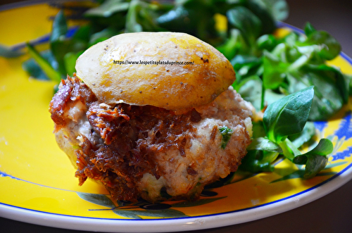 Pomme de terre farcie Gersoise au confit de canard