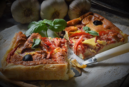 Quiche à la tomate