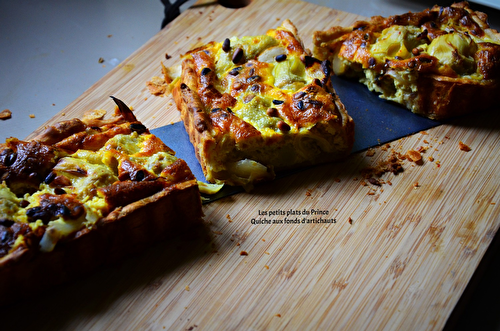 Quiche aux cœurs d'artichauts