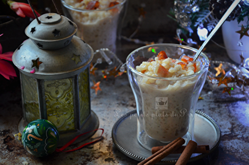 Riz au lait aux saveurs de Noël et kumquats