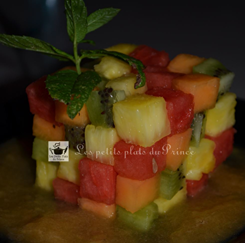 Rubik's Salad, la salade de fruits en cubes