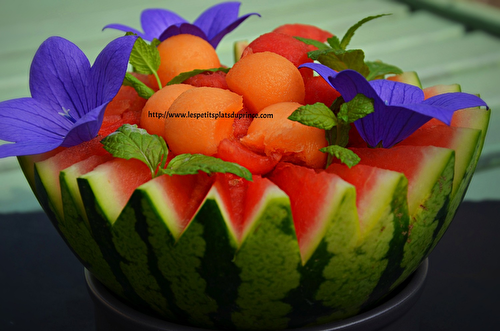 Salade 2 melons au Floc de Gascogne