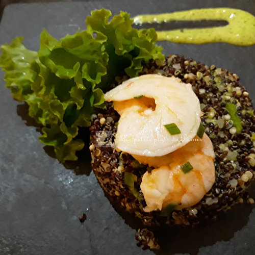 Salade chilienne au quinoa et avocat crevettes