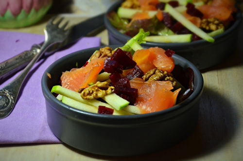 Salade d'automne pour Octobre Rose