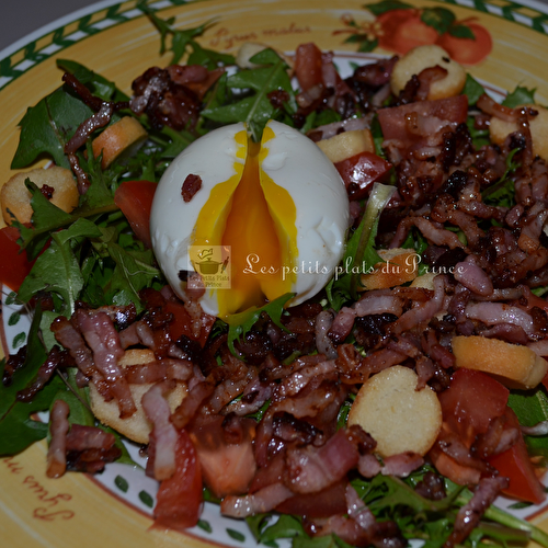 Salade de pissenlits du jardin