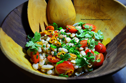 Salade tiède de Haricots blancs