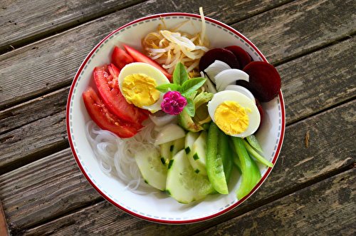 Salade vitaminée vite préparée pour une rentrée sans stress...